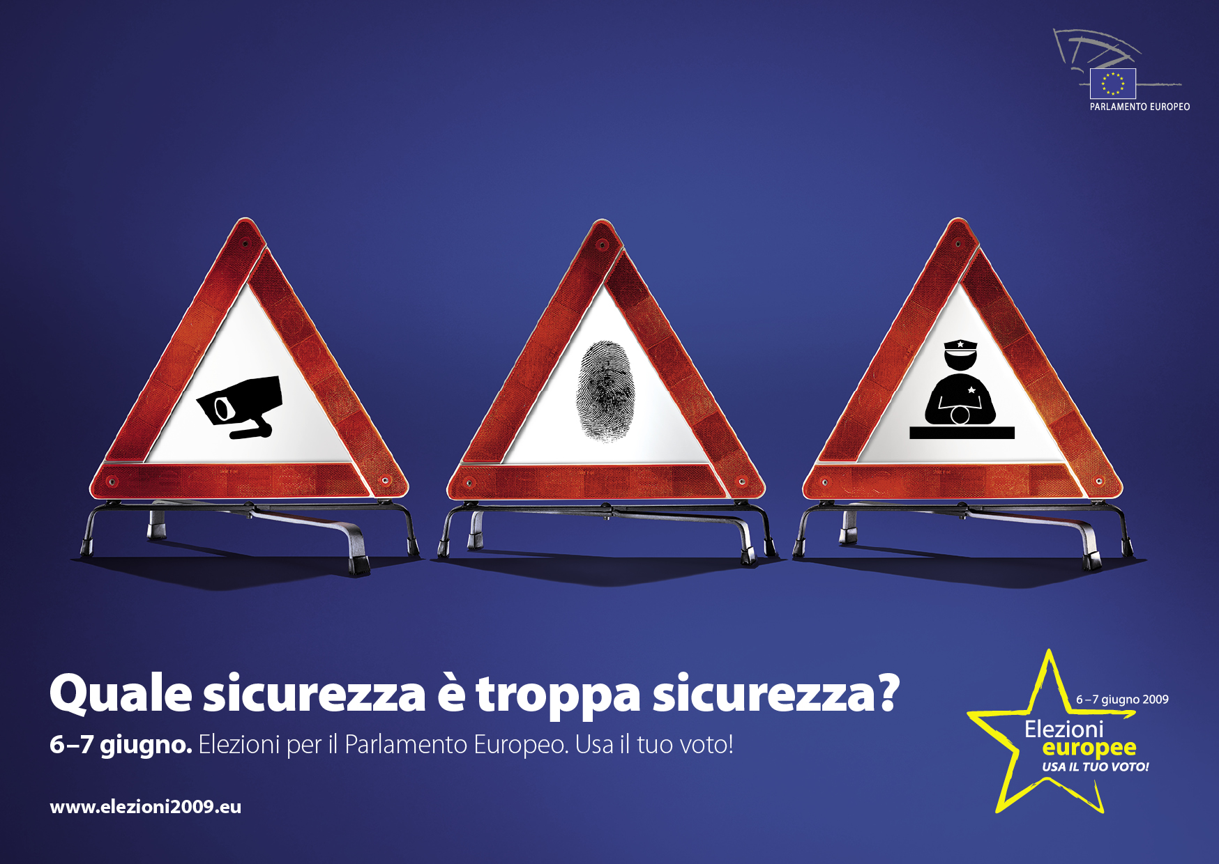¿El cartel de la discordia? Esa huella dactilar quizá no guste a Berlusconi